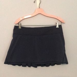 Lululemon Navy Pace Setter Skirt